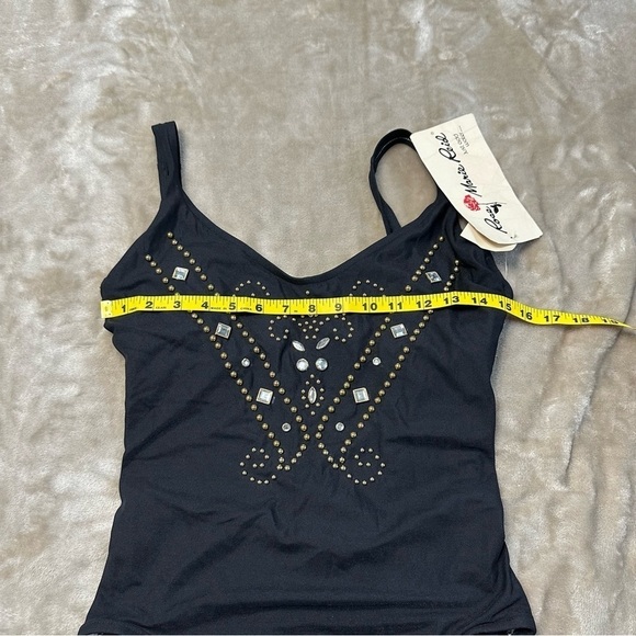 Rose Marie Reid Black Vintage NWT One Piece Swimsuit Size 14 - Picture 8 of 12